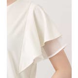 ティアードフリルスリーブカットソー UVカット 接触冷感 | OFUON | 詳細画像22 