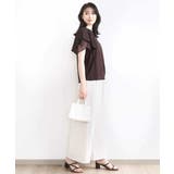 ティアードフリルスリーブカットソー UVカット 接触冷感 | OFUON | 詳細画像3 