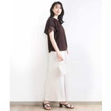 ティアードフリルスリーブカットソー UVカット 接触冷感 | OFUON | 詳細画像4 