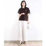 ティアードフリルスリーブカットソー UVカット 接触冷感 | OFUON | 詳細画像5 