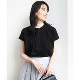 ラッフルタイデザインカットソー/接触冷感/洗える/WEB限定サイズあり | OFUON | 詳細画像10 