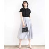 ラッフルタイデザインカットソー/接触冷感/洗える/WEB限定サイズあり | OFUON | 詳細画像11 