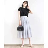 ラッフルタイデザインカットソー/接触冷感/洗える/WEB限定サイズあり | OFUON | 詳細画像12 