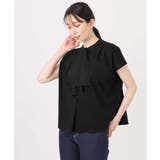 ラッフルタイデザインカットソー/接触冷感/洗える/WEB限定サイズあり | OFUON | 詳細画像14 