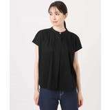 ラッフルタイデザインカットソー/接触冷感/洗える/WEB限定サイズあり | OFUON | 詳細画像22 