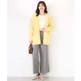 [名品シリーズ]ストレッチワイドパンツ（ストライプ・無地） | OFUON | 詳細画像17 