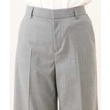 [名品シリーズ]ストレッチワイドパンツ（ストライプ・無地） | OFUON | 詳細画像47 