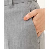 [名品シリーズ]ストレッチワイドパンツ（ストライプ・無地） | OFUON | 詳細画像49 