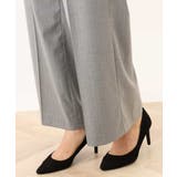 [名品シリーズ]ストレッチワイドパンツ（ストライプ・無地） | OFUON | 詳細画像50 