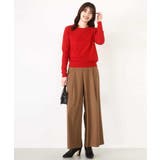 ストレッチワイドストレートパンツ/洗える | OFUON | 詳細画像10 