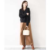 ストレッチワイドストレートパンツ/洗える | OFUON | 詳細画像24 