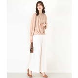 ストレッチワイドストレートパンツ/洗える | OFUON | 詳細画像51 