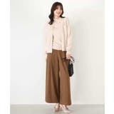 ストレッチワイドストレートパンツ/洗える | OFUON | 詳細画像7 