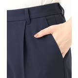 [名品シリーズ]ストレッチテーパードパンツ（無地・チェック）/洗濯機で洗える | OFUON | 詳細画像34 
