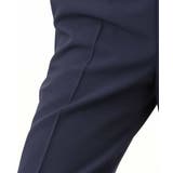 [名品シリーズ]ストレッチワイドパンツ（無地・チェック）/洗濯機で洗える | OFUON | 詳細画像10 