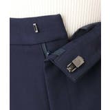 [名品シリーズ]ストレッチワイドパンツ（無地・チェック）/洗濯機で洗える | OFUON | 詳細画像6 