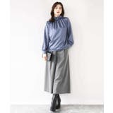 TRソフトストレッチ裏起毛ガウチョパンツ/洗える | OFUON | 詳細画像10 