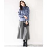 TRソフトストレッチ裏起毛ガウチョパンツ/洗える | OFUON | 詳細画像12 