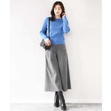 TRソフトストレッチ裏起毛ガウチョパンツ/洗える | OFUON | 詳細画像32 