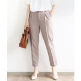 モカ | [名品シリーズ]ストレッチテーパードパンツ/WEB限定サイズあり/洗える | OFUON