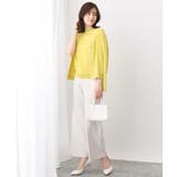 [名品シリーズ]ストレッチワイドパンツ/WEB限定サイズあり/洗える | OFUON | 詳細画像10 