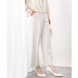 [名品シリーズ]ストレッチワイドパンツ/WEB限定サイズあり/洗える | OFUON | 詳細画像2 