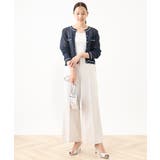 [名品シリーズ]ストレッチワイドパンツ/WEB限定サイズあり/洗える | OFUON | 詳細画像21 