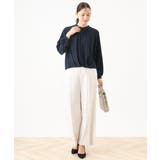 [名品シリーズ]ストレッチワイドパンツ/WEB限定サイズあり/洗える | OFUON | 詳細画像26 