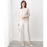 [名品シリーズ]ストレッチワイドパンツ/WEB限定サイズあり/洗える | OFUON | 詳細画像4 