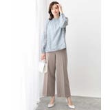 [名品シリーズ]ストレッチワイドパンツ/WEB限定サイズあり/洗える | OFUON | 詳細画像40 