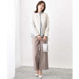 [名品シリーズ]ストレッチワイドパンツ/WEB限定サイズあり/洗える | OFUON | 詳細画像43 