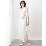 [名品シリーズ]ストレッチワイドパンツ/WEB限定サイズあり/洗える | OFUON | 詳細画像5 