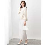 [名品シリーズ]ストレッチワイドパンツ/WEB限定サイズあり/洗える | OFUON | 詳細画像6 