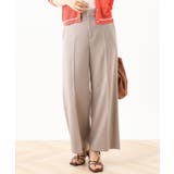 モカ | [名品シリーズ]ストレッチワイドパンツ/WEB限定サイズあり/洗える | OFUON