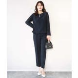 ダブルクロス テーパードパンツ/洗える | OFUON | 詳細画像11 