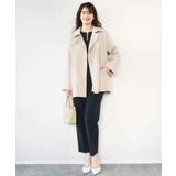 ダブルクロス テーパードパンツ/洗える | OFUON | 詳細画像14 