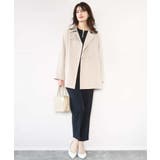 ダブルクロス テーパードパンツ/洗える | OFUON | 詳細画像16 