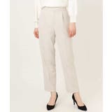 ダブルクロス テーパードパンツ/洗える | OFUON | 詳細画像38 