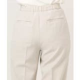 ダブルクロス テーパードパンツ/洗える | OFUON | 詳細画像42 