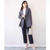 [名品シリーズ]ストレッチテーパードパンツ/洗える | OFUON | 詳細画像15 