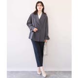 [名品シリーズ]ストレッチテーパードパンツ/洗える | OFUON | 詳細画像17 