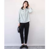 [名品シリーズ]ストレッチテーパードパンツ/洗える | OFUON | 詳細画像19 