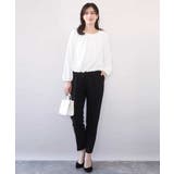 [名品シリーズ]ストレッチテーパードパンツ/洗える | OFUON | 詳細画像24 