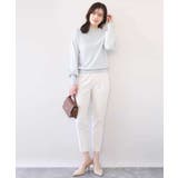 [名品シリーズ]ストレッチテーパードパンツ/洗える | OFUON | 詳細画像32 