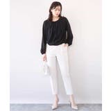 [名品シリーズ]ストレッチテーパードパンツ/洗える | OFUON | 詳細画像40 