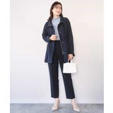 [名品シリーズ]ストレッチテーパードパンツ/洗える | OFUON | 詳細画像9 