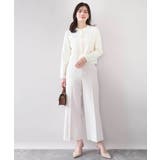 [名品シリーズ]ストレッチワイドパンツ/洗える | OFUON | 詳細画像10 