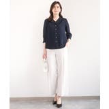 [名品シリーズ]ストレッチワイドパンツ/洗える | OFUON | 詳細画像16 