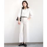 [名品シリーズ]ストレッチワイドパンツ/洗える | OFUON | 詳細画像17 