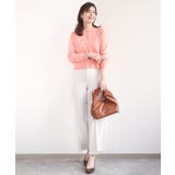 [名品シリーズ]ストレッチワイドパンツ/洗える | OFUON | 詳細画像23 